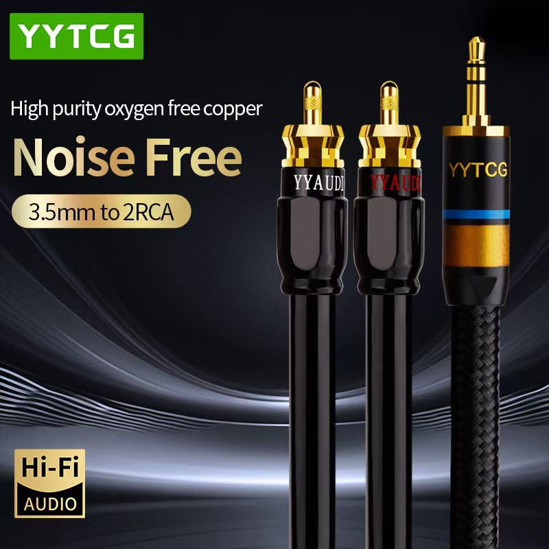 Home Cinema Dvd - YYTCG RCA 케이블 HiFi 스테레오 3.5mm