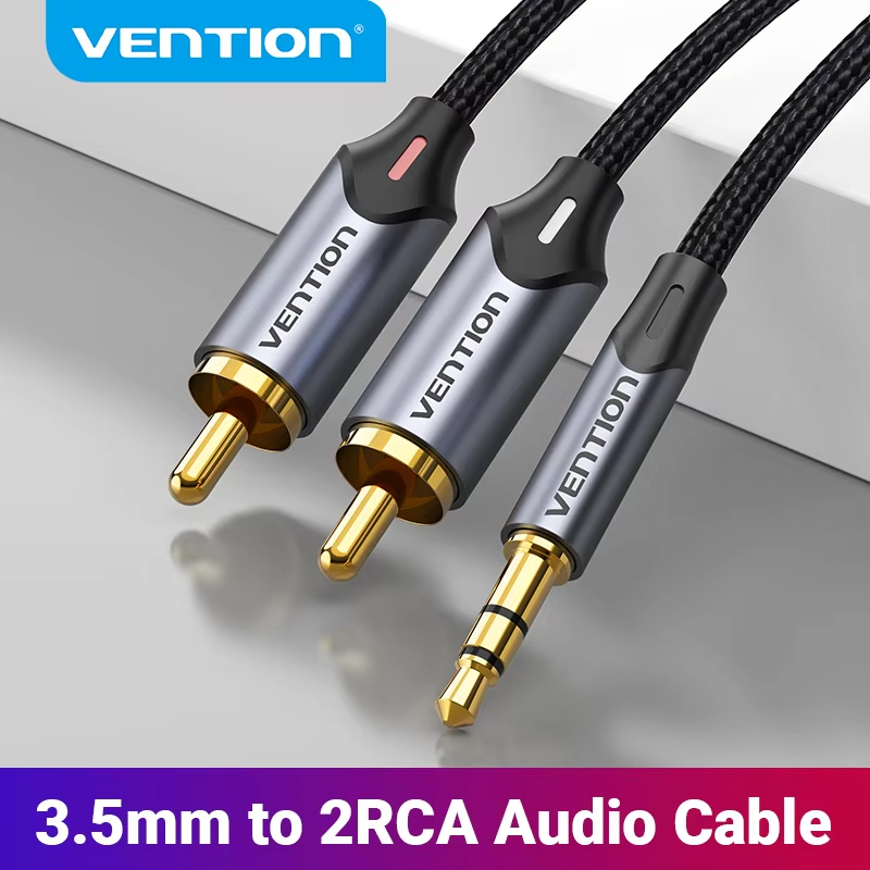 Home Cinema Dvd - Vention RCA 케이블 1.5m 2m 3.5mm