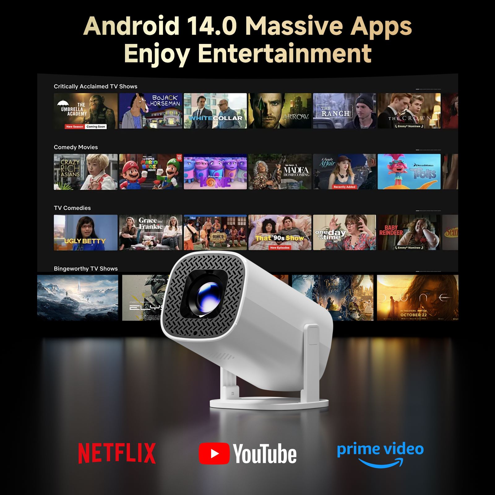 HONGTOP P30PRO 스마트 미니 프로젝터 안드로 - Home Cinema Pc 리뷰 및 가격