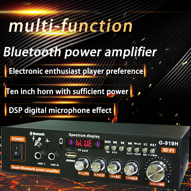 G-919H 1000W 가정용 전력 증폭기 오디오 Bl - Home Cinema Bluetooth 리뷰 및 가격