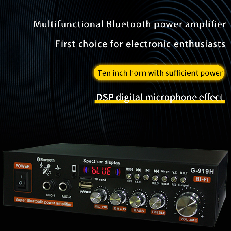 G-919H 1000W 가정용 전력 증폭기 오디오 Bl - Home Cinema Bluetooth 리뷰 및 가격