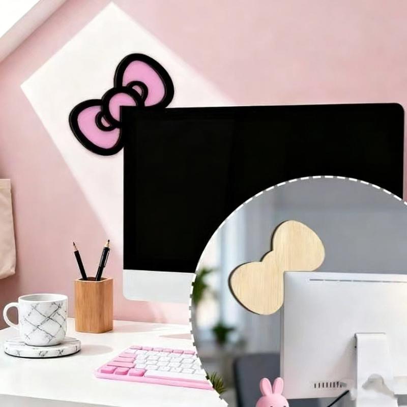 새로운 1/2Pcs 나무 Bowknot PC 액세서리  - Home Cinema Pc 리뷰 및 가격