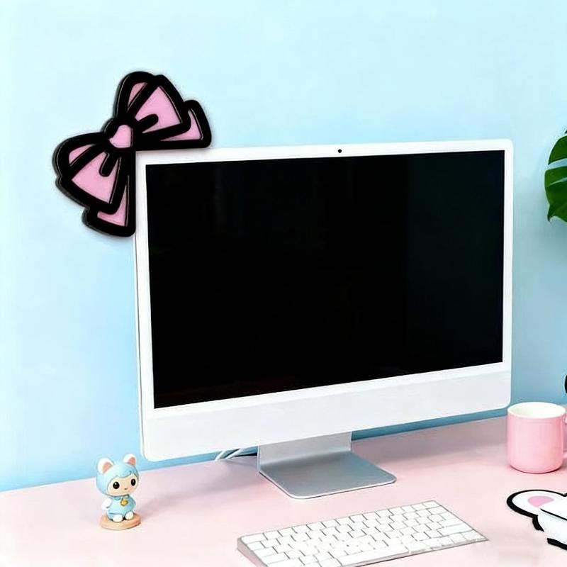 새로운 1/2Pcs 나무 Bowknot PC 액세서리  - Home Cinema Pc 리뷰 및 가격