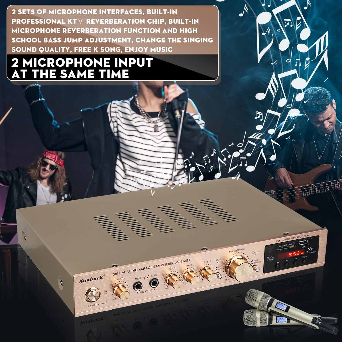 110/220V 2000W 블루투스 파워 앰프 오디오  - Home Cinema Bluetooth 리뷰 및 가격