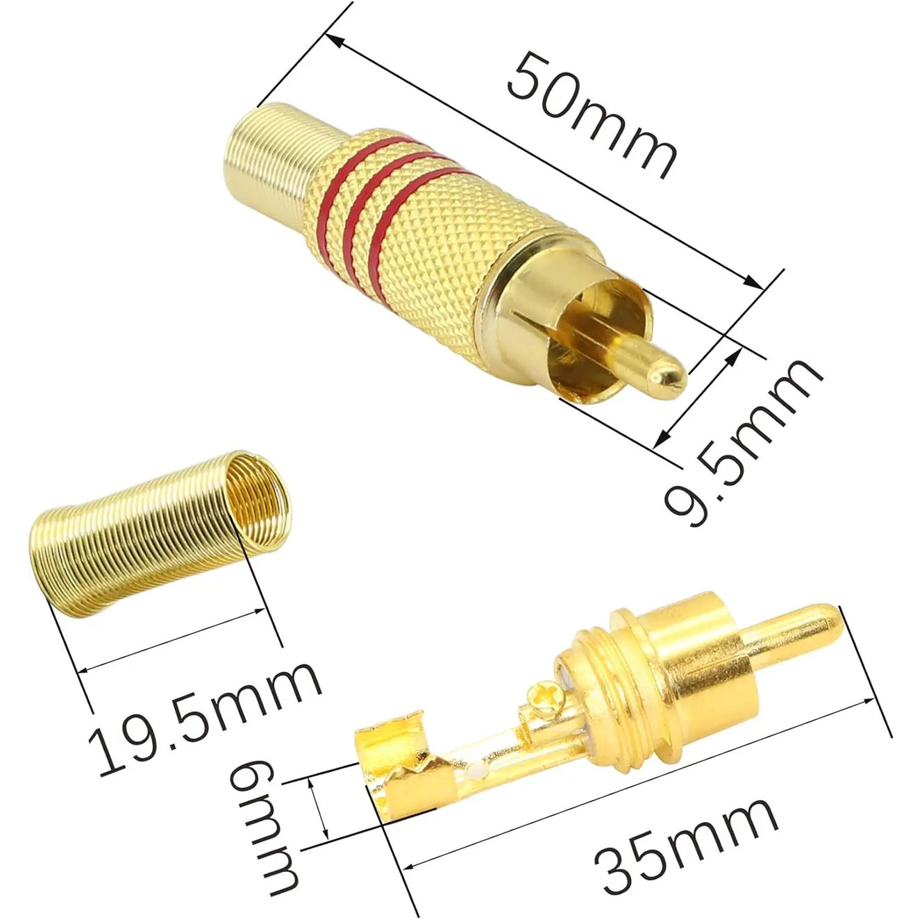 홈 시어터 스피커 앰프 시스템 AV 터미널용 4PCS  - Home Cinema Beamer 리뷰 및 가격