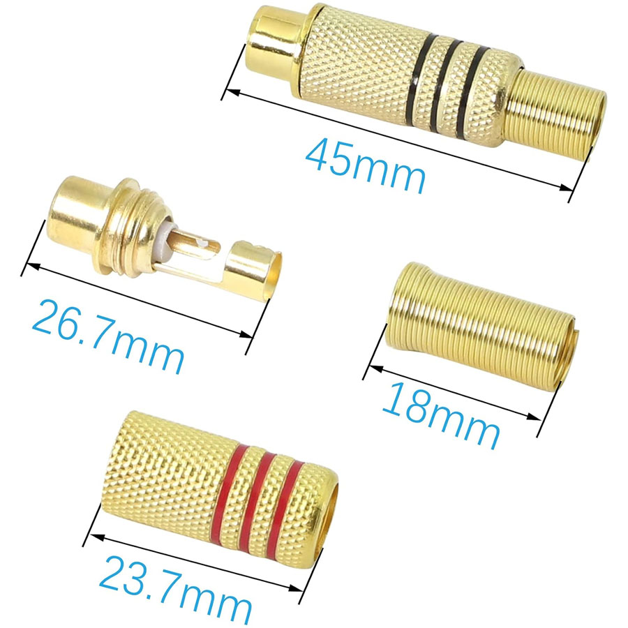 홈 시어터 스피커 앰프 시스템 AV 터미널용 4PCS  - Home Cinema Beamer 리뷰 및 가격